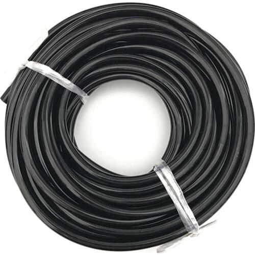 4/7MM Hose Irrigation Accessoriers Black Pipe Customized Length Watering Tubling Garden Drip Connect Fittings PVC Hose Gardening