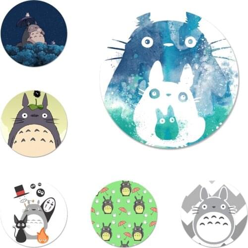 Studio Ghibli MY NEIGHBOUR TOTORO Icons Pins Badge Decoration Brooches Metal Badges For Clothes Backpack Decoration 58mm