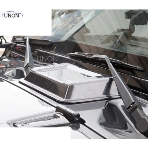 1Pcs Black ABS Plastic Car Cowl Heater Air Vent Hood Scoop For Jeep Wrangler TJ JK 98-18 Car Accessories