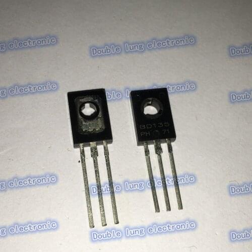 100PCS/LOT BD135 NPN power transistor 45V 1.5A TO126