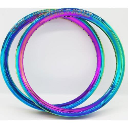 16 Inch Electroplated Illusion Rim 36 Holes Double RIM BMX Bike Aluminum RIM Bike Wheel Accessories