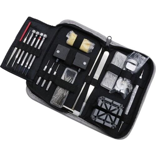 255x Watch Repair Tool Kit Screwdriver Cover Remover Cleaning Cloth Pin Set