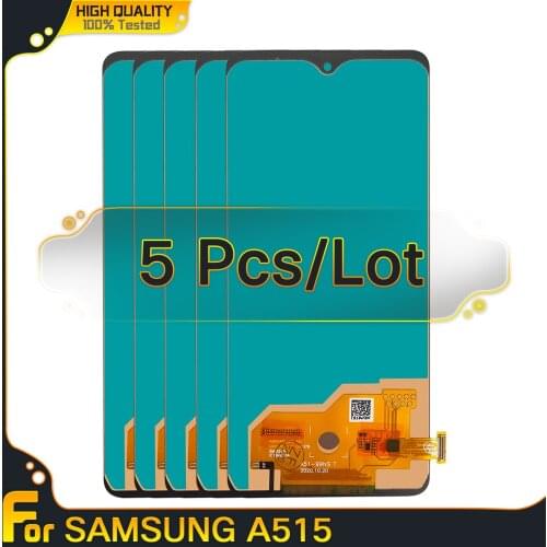 5 PCS TFT Incell A515 LCD Screen For Samsung A51 LCD A515 A515F SM-A515F LCD Display Touch Screen Digitizer Assembly Replacement