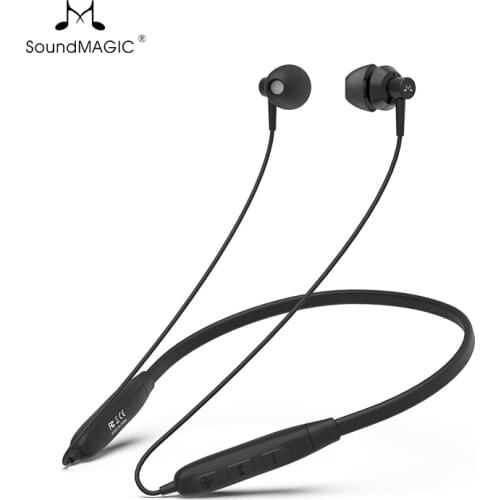 SoundMAGIC S20BT Earphone Bluetooth Wireless Headset Magnetic Neckband Earphones IPX6 Waterproof Sport HiFi Stereo Earbud