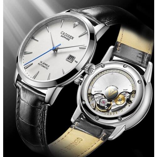 CADISEN 2020 New mens watches Automatic Mechanical watch men business wristwatch mens MIYOTA 9015 Movement relogio masculino