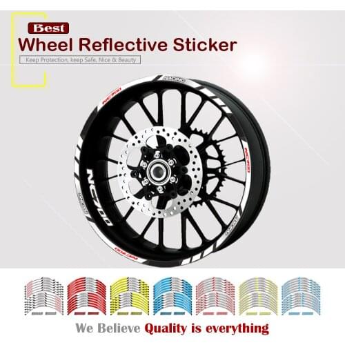 FOR HONDA NC700 NC 700 Motorcycle Decorative High Quality Stripe Sticker Front and Rear Wheel Reflective Decal Accessories
