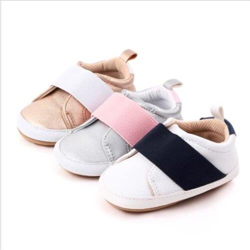 New Spring Autumn Baby Shoes Infants Antislip Casual First Walkers Newborn Boys Girls PU Shoes