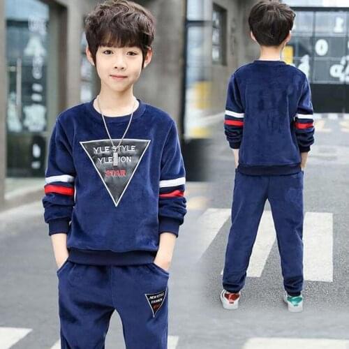 Childrens clothing suit boy clothing suit spring autumn kids suit Childrens wear two-piece set sportswear boy sport tracksuit