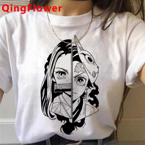 Demon Slayer Kimetsu No Yaiba Tanjiro Kamado tshirt clothes male streetwear kawaii couple summer top t shirt