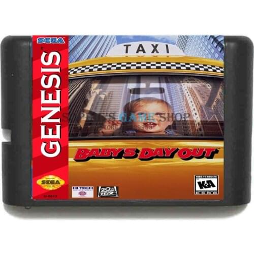 Babys Day Out 16 bit MD Game Card For Sega 16bit Game Player