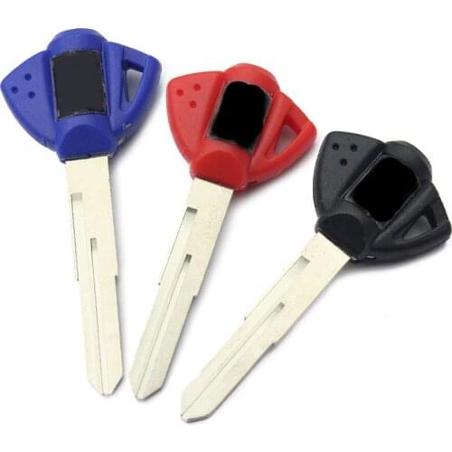 1 Blank Motorcycle Key Cut Blade For SUZUKI GSX1300R HAYABUSA 1999-2019 Plastic Metal