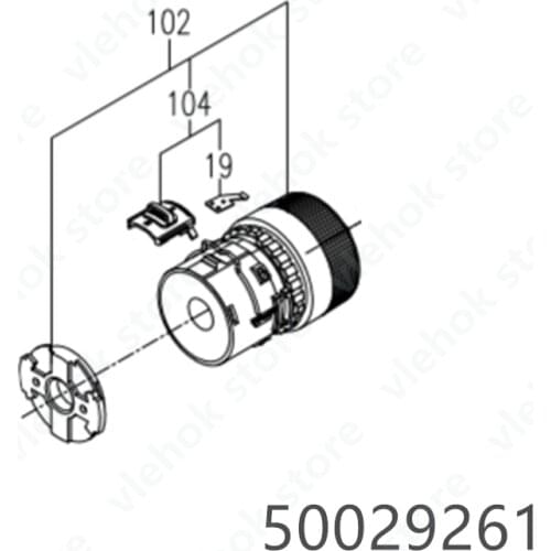 Gearbox Gear Box For WORX WU128 WU128.2 50029261 Electric drill Power Tool Accessories tools part