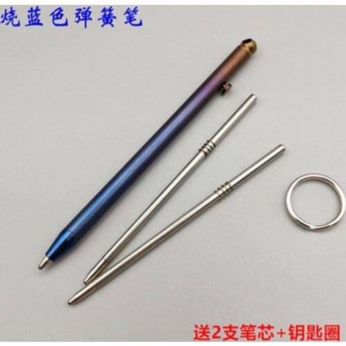 Metal Mini burnt blue Wrinting pens gift 1pcs/lot