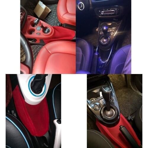 Modified Special Storage Box Handbrake Under The Armrest Box Space Expansion Decorative Protective Shell Frame For Smart