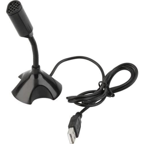 Desktop Stand Microphone for Laptop USB Stand Mini Microphone for Voice Recording Meeting for Computer Microphone
