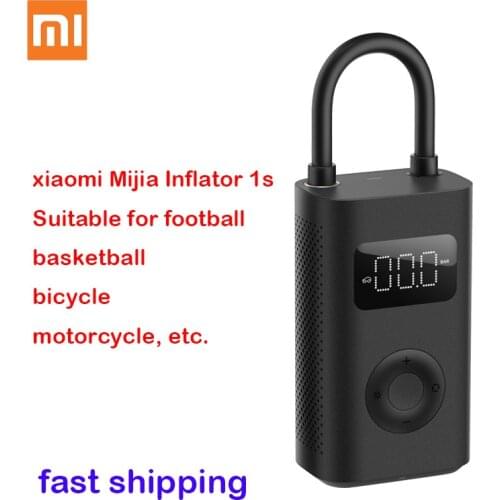New Xiaomi Mijia Inflatable Treasure 1S Upgraded Version Portable Electric Pump Air Compressor for Motorcycle Car Tire Soccer