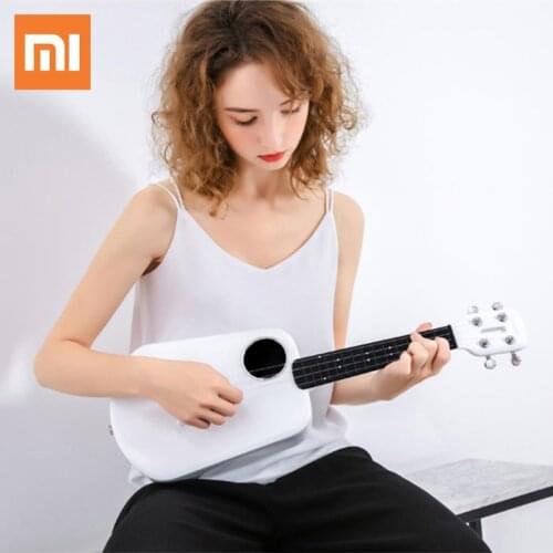 Original Xiaomi Populele 2 Smart Ukulele App Control 4 Strings 23 Inch Ukulele Concert ABS Fingerboard Acoustic Electric Guitar