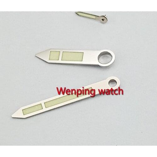 Parnis luminous watch hands fit eta 6497 6498 seagull ST3600 ST3620 Manually refining mechanical movement P870