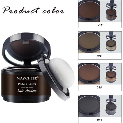 Hair Powder Hair Line Edge Control Fluffy Shadow Makeup Concealer Root Cover Up Coverage Hair Loss Product 4 Color TSLM2