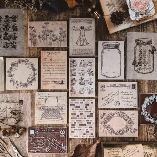 Vintage Antique postcard flower decoration stamp sponge rubber stamps for scrapbooking stationery DIY craft standard stamp