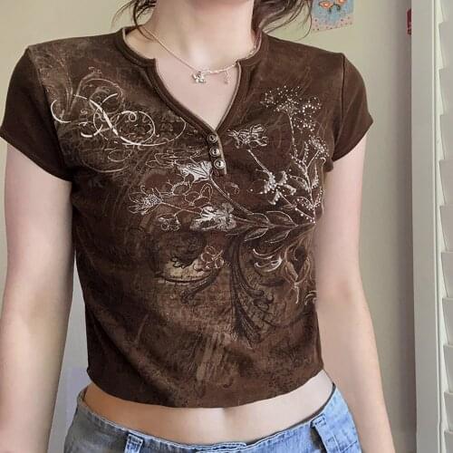 XIYOUNGYOUNG Women's Cropped T-shirts