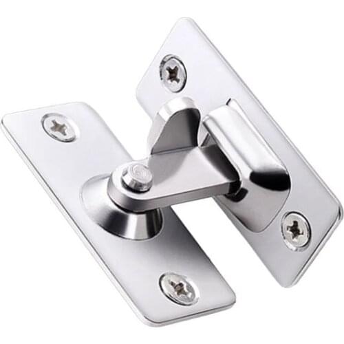 Stainless Steel 90 Degree Buckle Hook Door Lock Bolt for Sliding Door Window Kit G88B