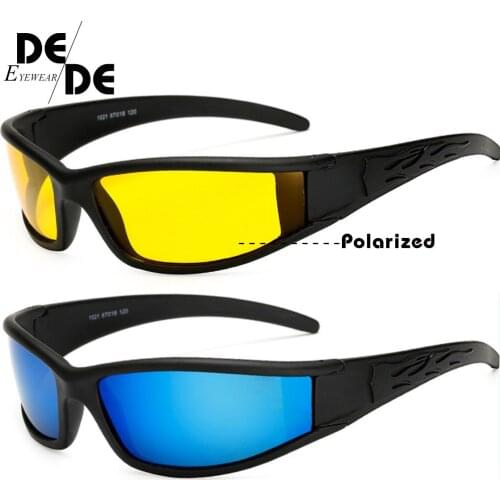 Yellow Polarized Sunglasses Men Night Vision Anti-glare Glasses Brand Designer Women Spectacles Car Drivers Goggles For Men