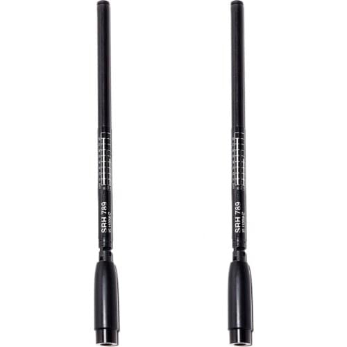 2PCS Harvest SRH789 SMA-Male Foldable Wide Band Telescopic Antenna For Yaesu VX-3R VX-7R TYT TH-UV8000DE/E Walkie Talkie