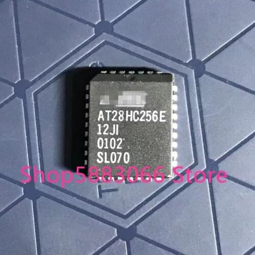 5pcs AT28HC256E-90JC AT28HC256E-12JU AT28HC256E AT28HC256 PLCC-32