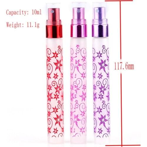 6pcs 10ML Clear Spray Bottle Small Empty Glass Atomizer Perfume Bottles Mini Liquid Tonic Essential Oil Cosmetic Container