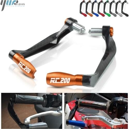 Motorcycle Accessories Brake Clutch Levers Protection moto Lever Hand Guard Handlebars Protector For RC200 RC 200 2014-2019