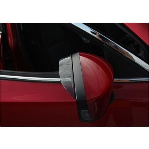 Auto rear view mirror rain shield deflector For Mazda 6 2014 2015 ,ABS ,2pcs/lot
