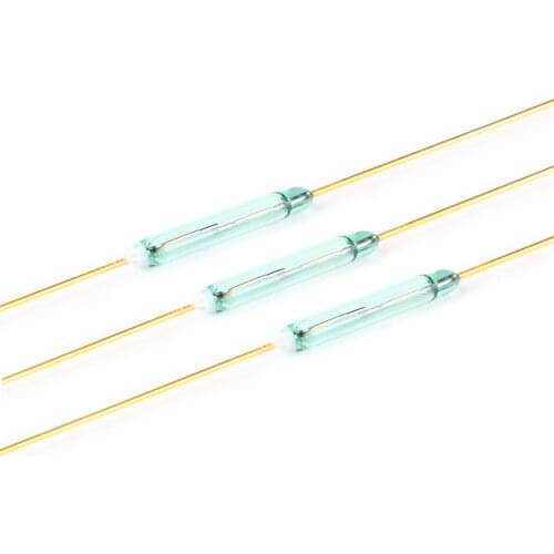 Free shipping 100PCS 1.8 * 10MM normally open MKA10110 Russia Magnetron magnetic reed switch magnetic induction