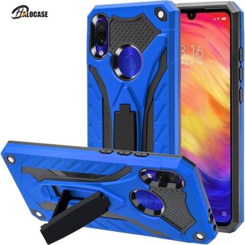 Cover for Xiaomi Redmi Note 7 Case for Redmi 9 9A 8 8A 7 7A 6 6A Luxury Shockproof Tough Silicone Armor Phone Case Stand Holder