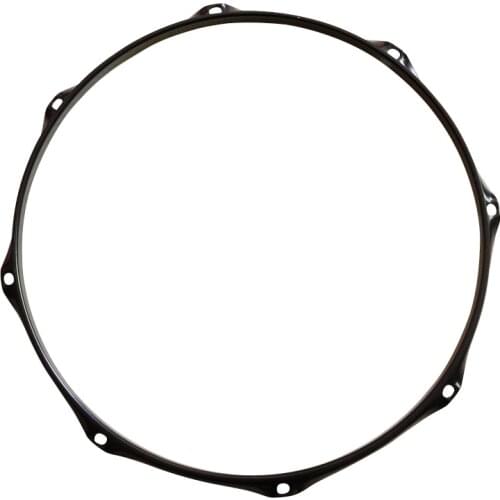 Black color 12inch/ 13inch 8 hole iron snare drum rim drum hoop/up and down drum hoop