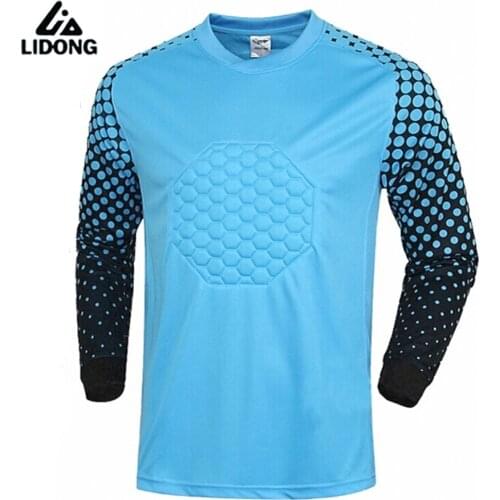 Kids Soccer Jerseys Sports Rugby Goalkeeper Jersey Youth Survetement Football Boys Goal keeper Uniforms Quick Dry Custom Print