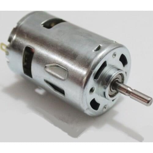DC12V 24V Large power 755 DC Motor Small voice For Hand electric bench drill Electric tools Two Ball Bearing Motor