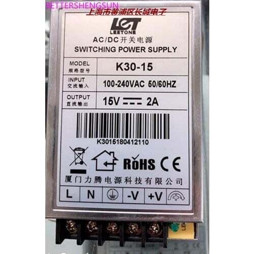 Switching Power Supply Led Monitoring Power Source K30-15 Input 220vac Output 15vdc2a