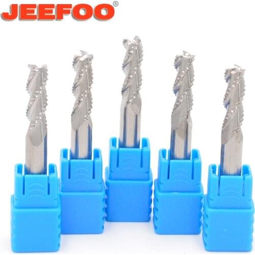 Milling Bits End Milling Cutter 4mm-12mm Roughing End Mill 4 Flute Spiral Carbide Router Bit CNC Milling Tool