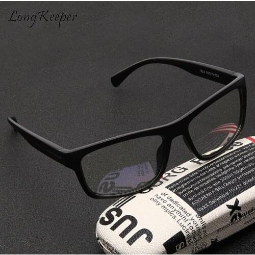 LongKeeper Vinateg Square Frame Blue Light Blocking Glasses Frames Men Women Eye Protection Optical Eyeglasses Computer Glasses