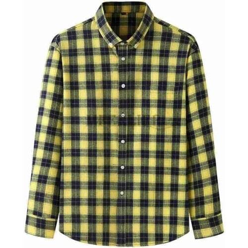 Мужские клечатые рубашки Mferlier China At AliExpress