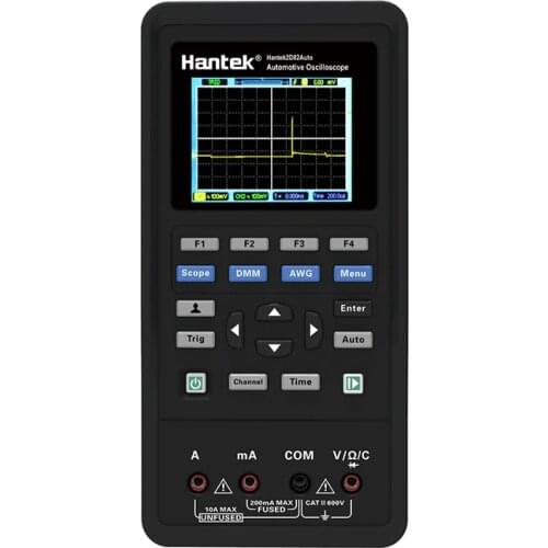 Hantek 2D82auto Digital Osiclloscope 4 in 1 2D82 2 Channels Oscilloscope + Multimeter +Automotive Diagnosis+Waveform Generator