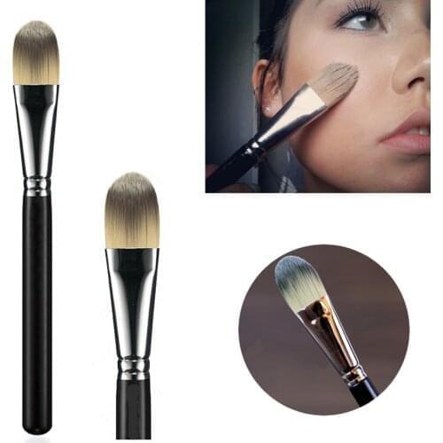 Flat Foundation Brush Makeup Brushes Cosmetic Cream Blending Liquid Foundation Face Brush
