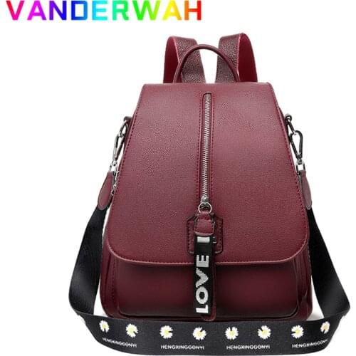 Luxury Designer Backpack High Quality Leather Shoulder Bags for Women 2021 Fashion Multifunction Large Capacity Travel Backpacks