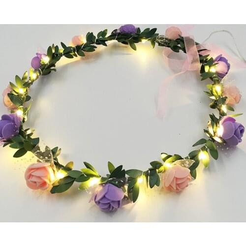 LED String Lights Flower Garland Christmas Holiday Lights for Valentine Wedding Decoration Fairy Lights Christmas Garland