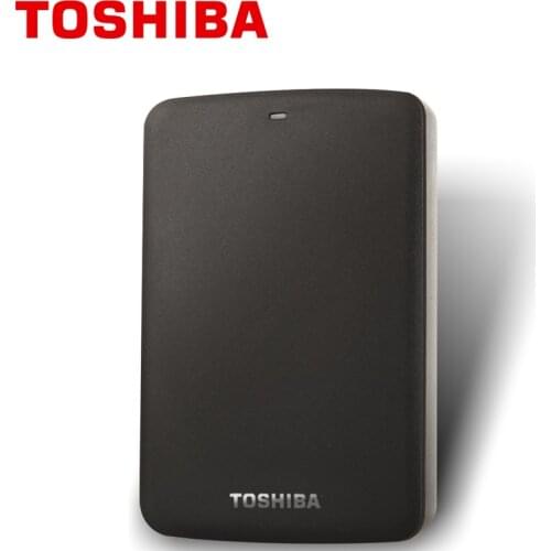 TOSHIBA 2TB External Hard Drive Disk CANVIO BASICS 2000GB Portable HDD 2000G HD USB 3.0 2.5" SATA3 Black ABS Case Original New