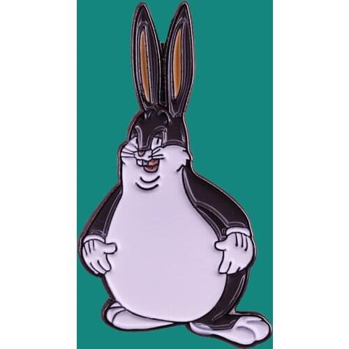 Creativity Rabbit Lapel Brooch Collect Animal Metal Pins Backpack Hat Collar Adorn Cartoon Badges Fashion Jewelry Gifts