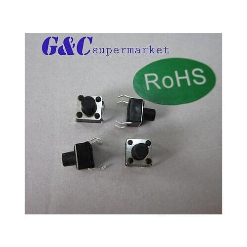 100pcs Micro switch push button 6 * 6 * 7 mm new good quality diy electronics