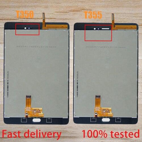 8.0'' For SAMSUNG Galaxy T350 T355 LCD Touch Screen With Frame Digitizer For Samsung Galaxy Tab A 8.0 T350 SM-T350 T355 SM-T355