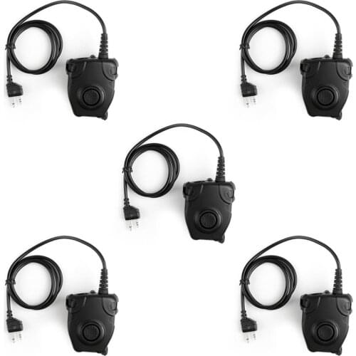 Artudatech 1Pcs Z Tactical Peltor PTT Headset For Midland LXT210 GXT250 GXT325 GXT650 GXT 325 250 650
